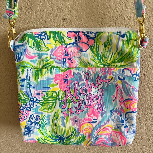 Handmade Lilly Pulitzer crossbody w/ matching headband - Picture 2 of 4
